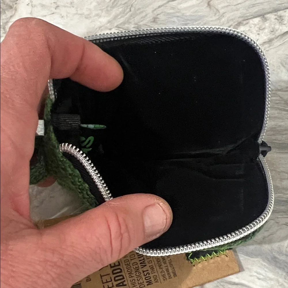 Dime Bags padded Green Pouch